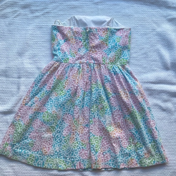 Strapless Lace & Multicolor Lilly Pulitzer Dress - Picture 2 of 2
